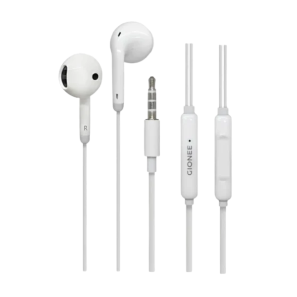 📢 Gionee Handsfree (Original) – Powerful Bass, Crystal Clear Sound | White 50% OFF - Image 2